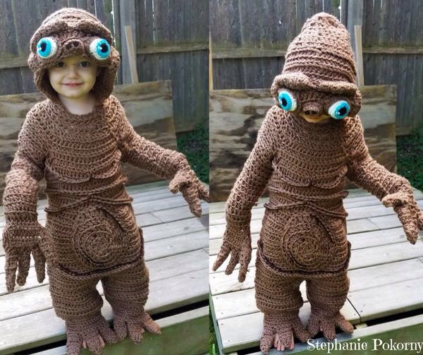 Boy in ET costume