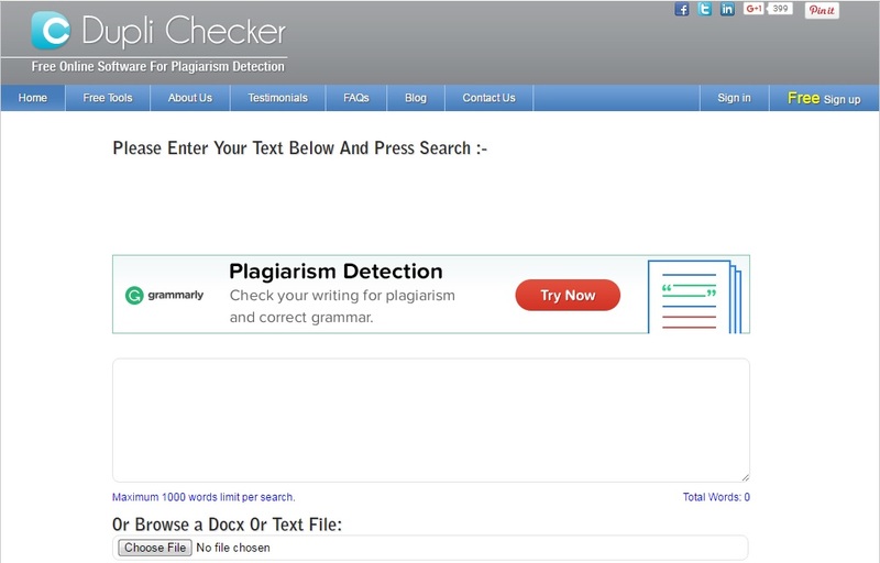 plagiarism checker online free grammarly