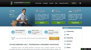 AssignmentExpert.com screen